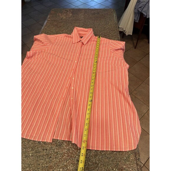 Land's End Women Long Sleeve Button Up Shirt 3X Flip Cuff Roll Tab Breathable - Picture 8 of 11